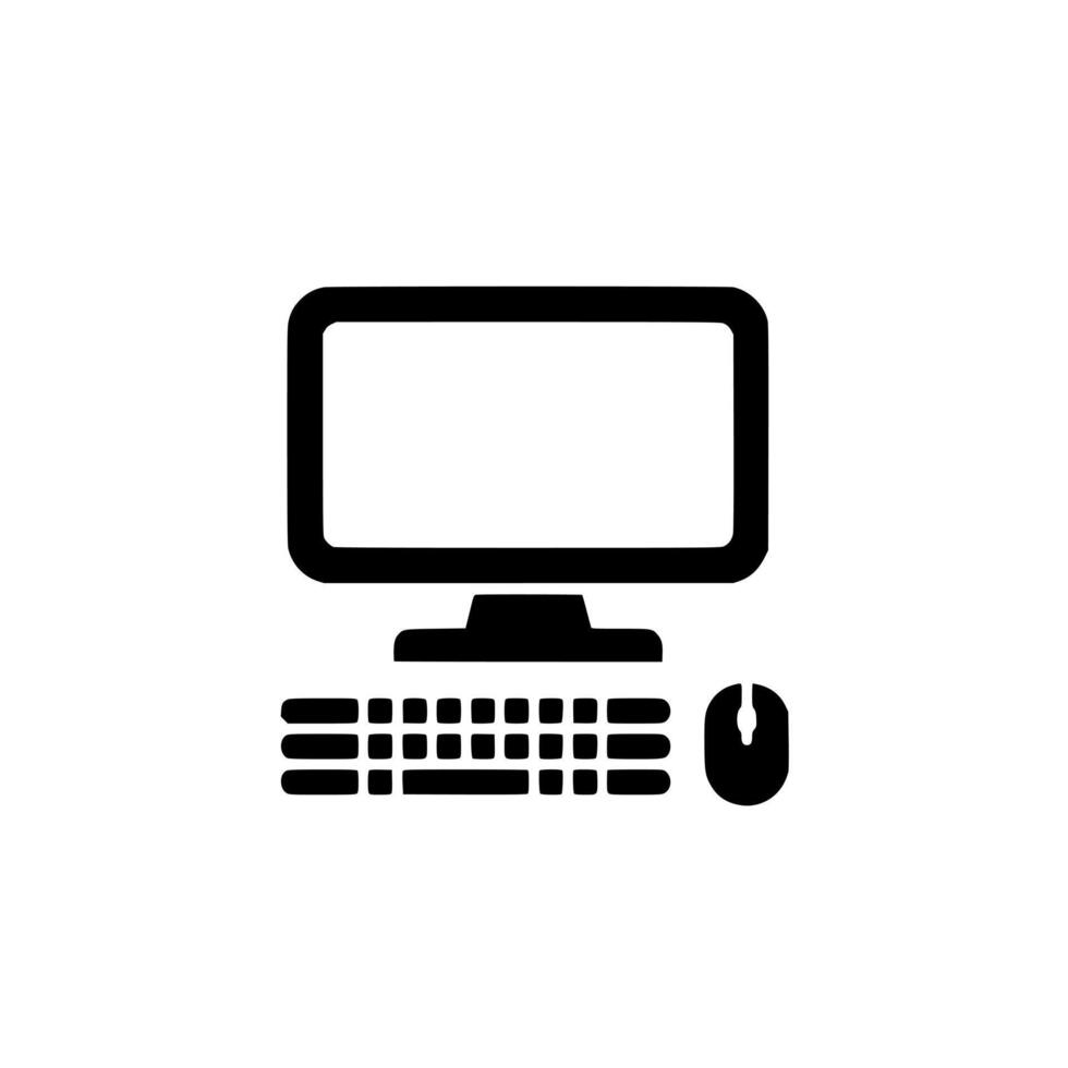 conception d'icône d'ordinateur vecteur