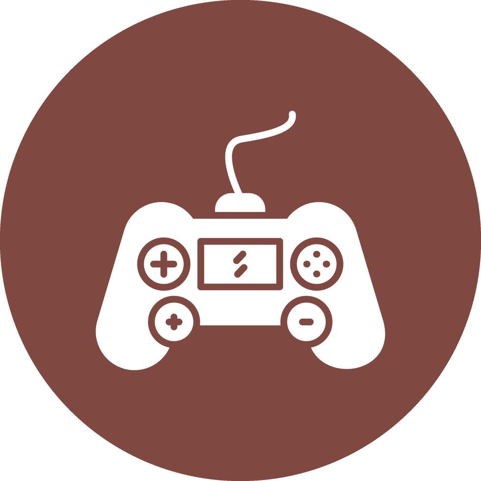 jeu console glyphe multi cercle icône vecteur