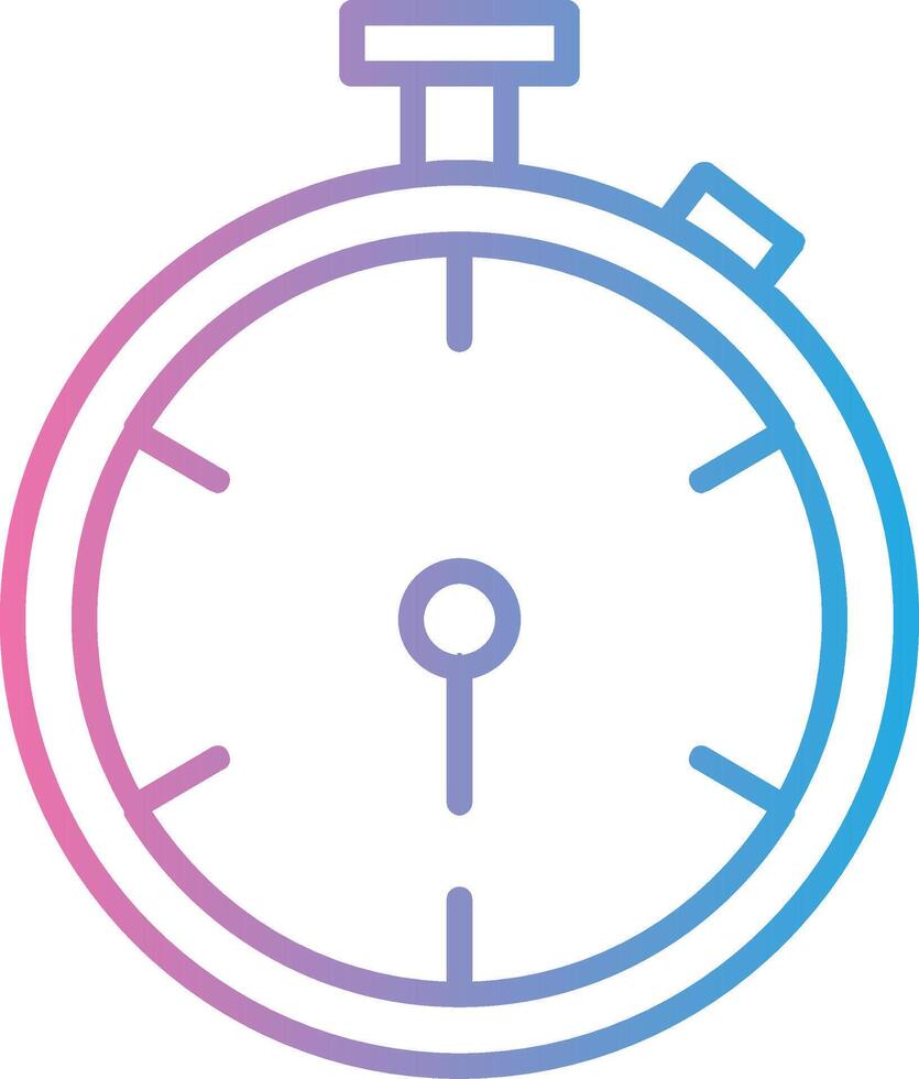 chronomètre ligne pente icône conception vecteur