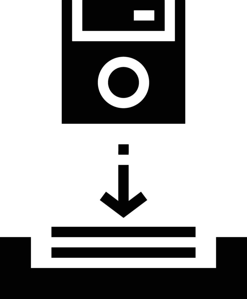 Les données espace de rangement icône symbole image pour base de données illustration vecteur