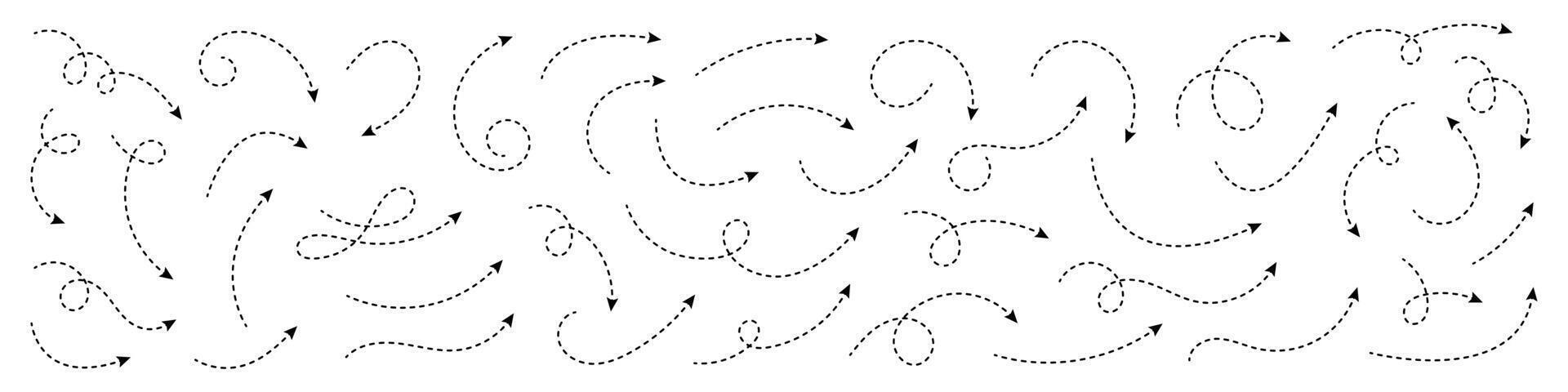 incurvé à pois La Flèche. zigzag La Flèche rayures conception avec à pois lignes. vecteur