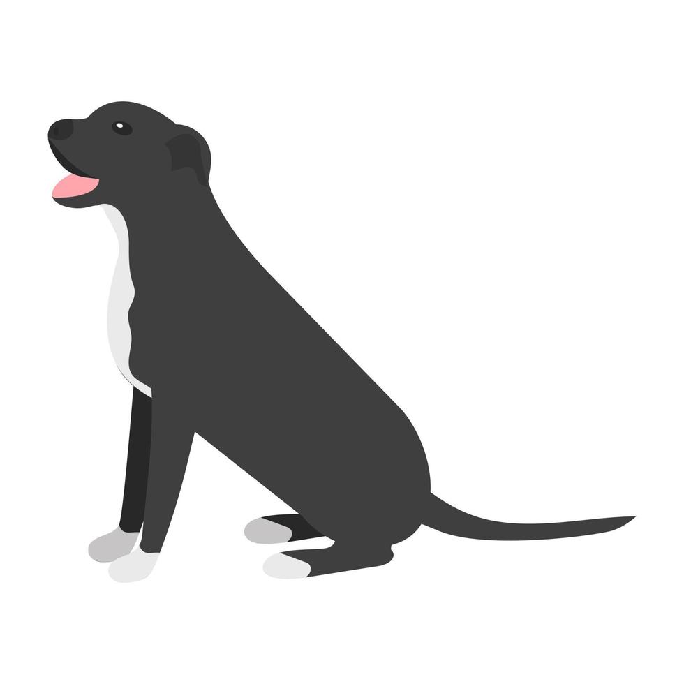 concepts de rottweiler à la mode vecteur