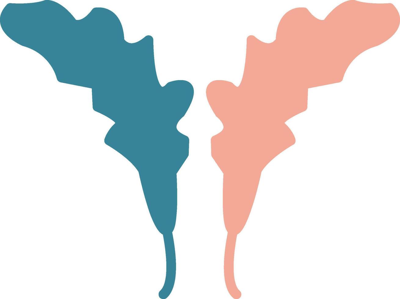icône de deux couleurs de glyphe de roquette vecteur