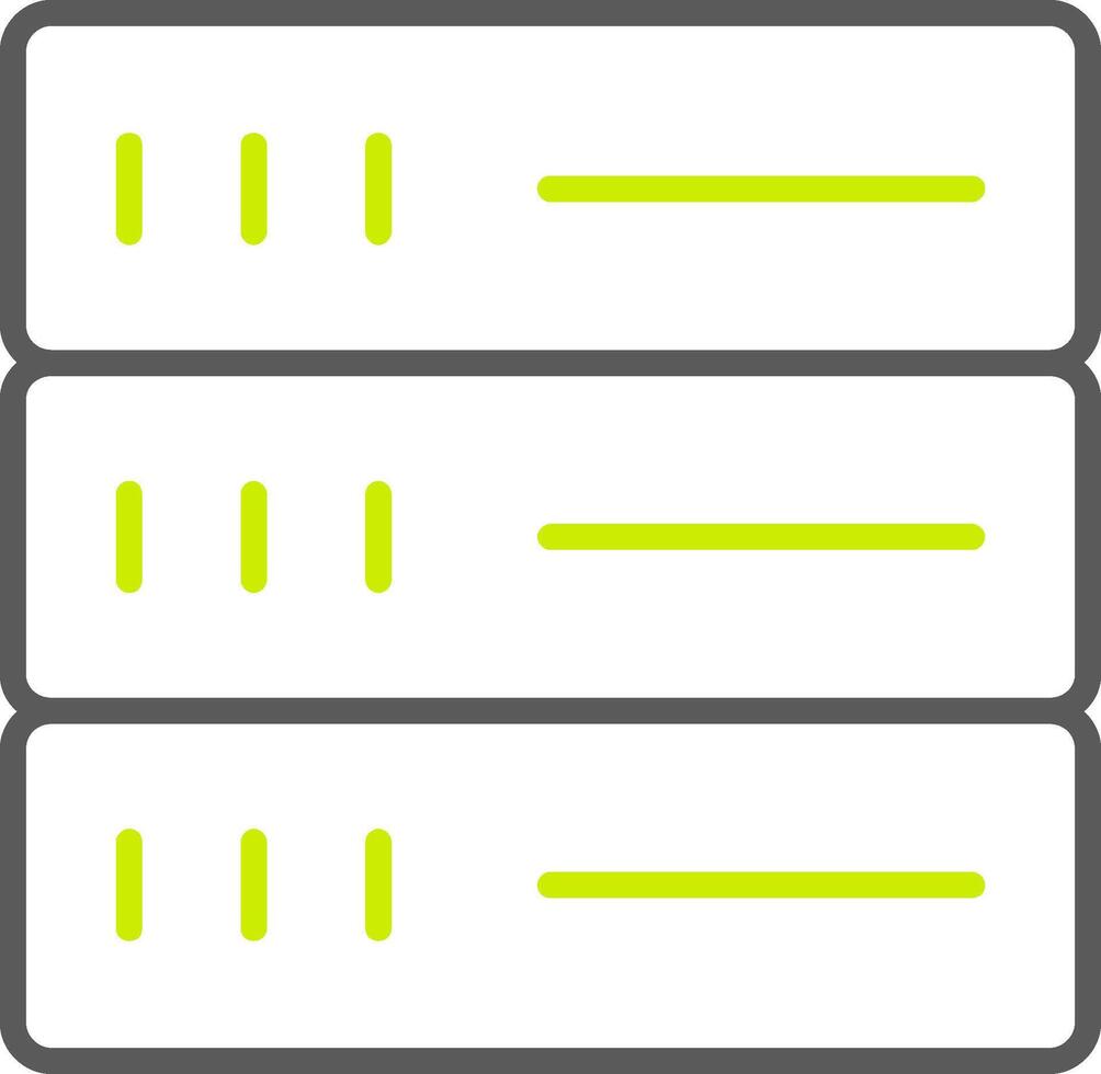 icône de deux couleurs de ligne de base de données vecteur