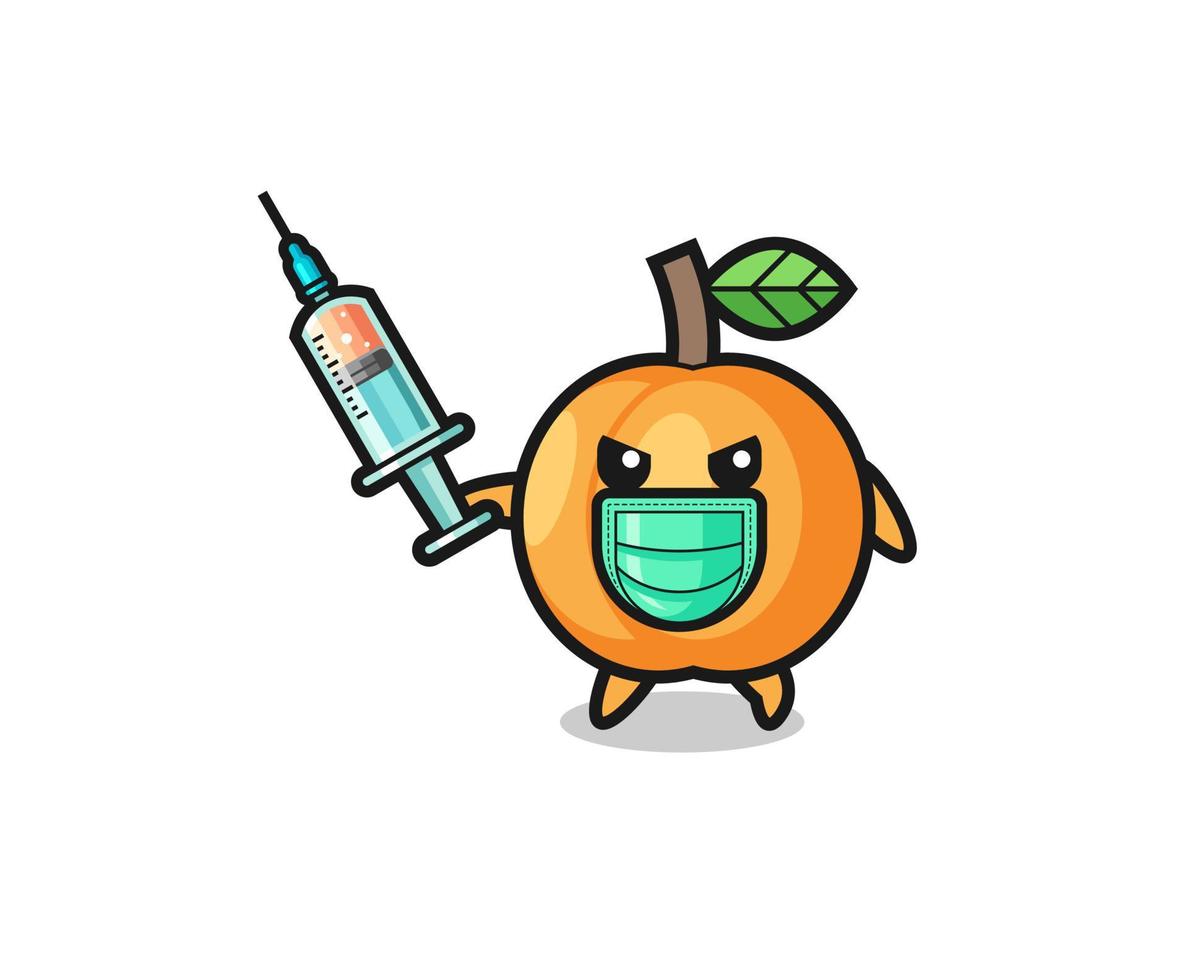 illustration de l'abricot pour lutter contre le virus vecteur