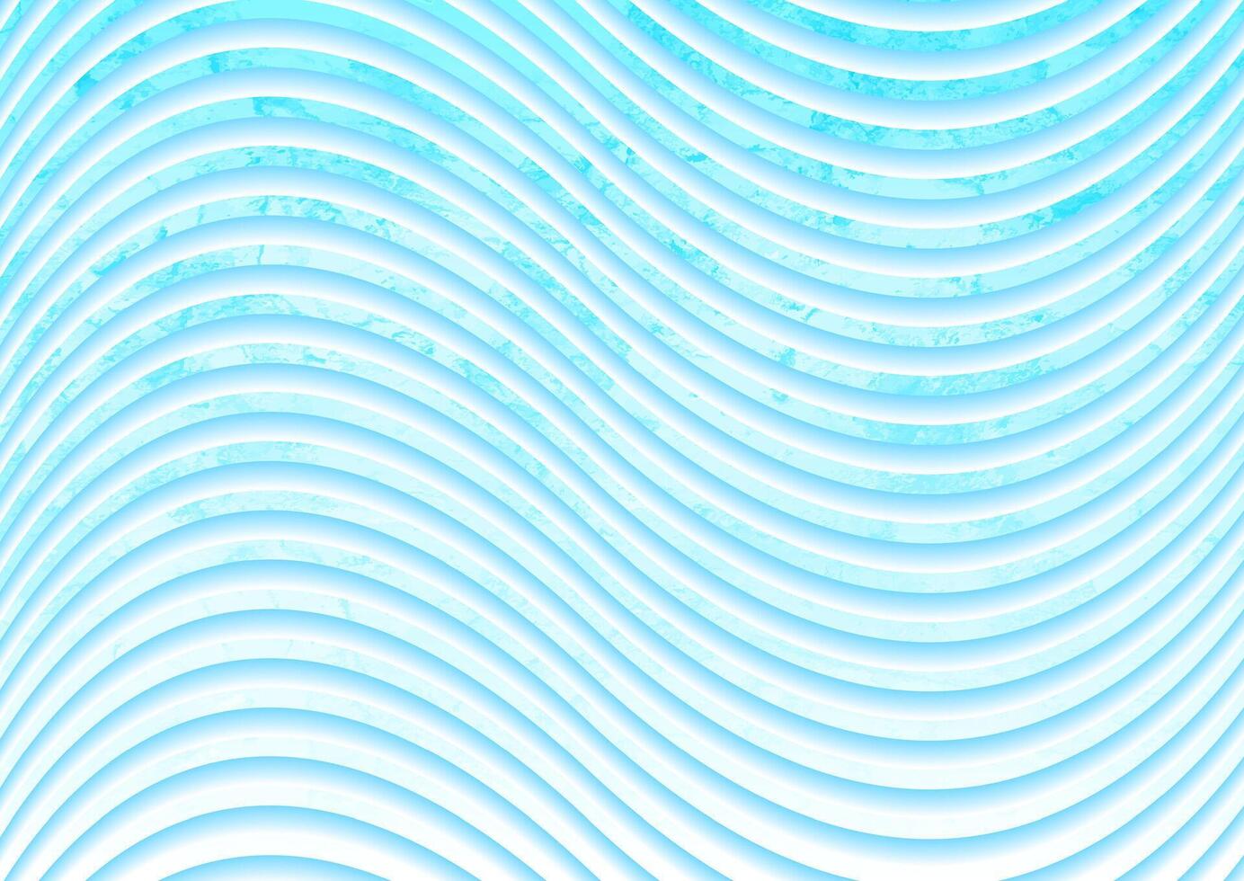 bleu et blanc grunge vagues abstrait élégant Contexte vecteur