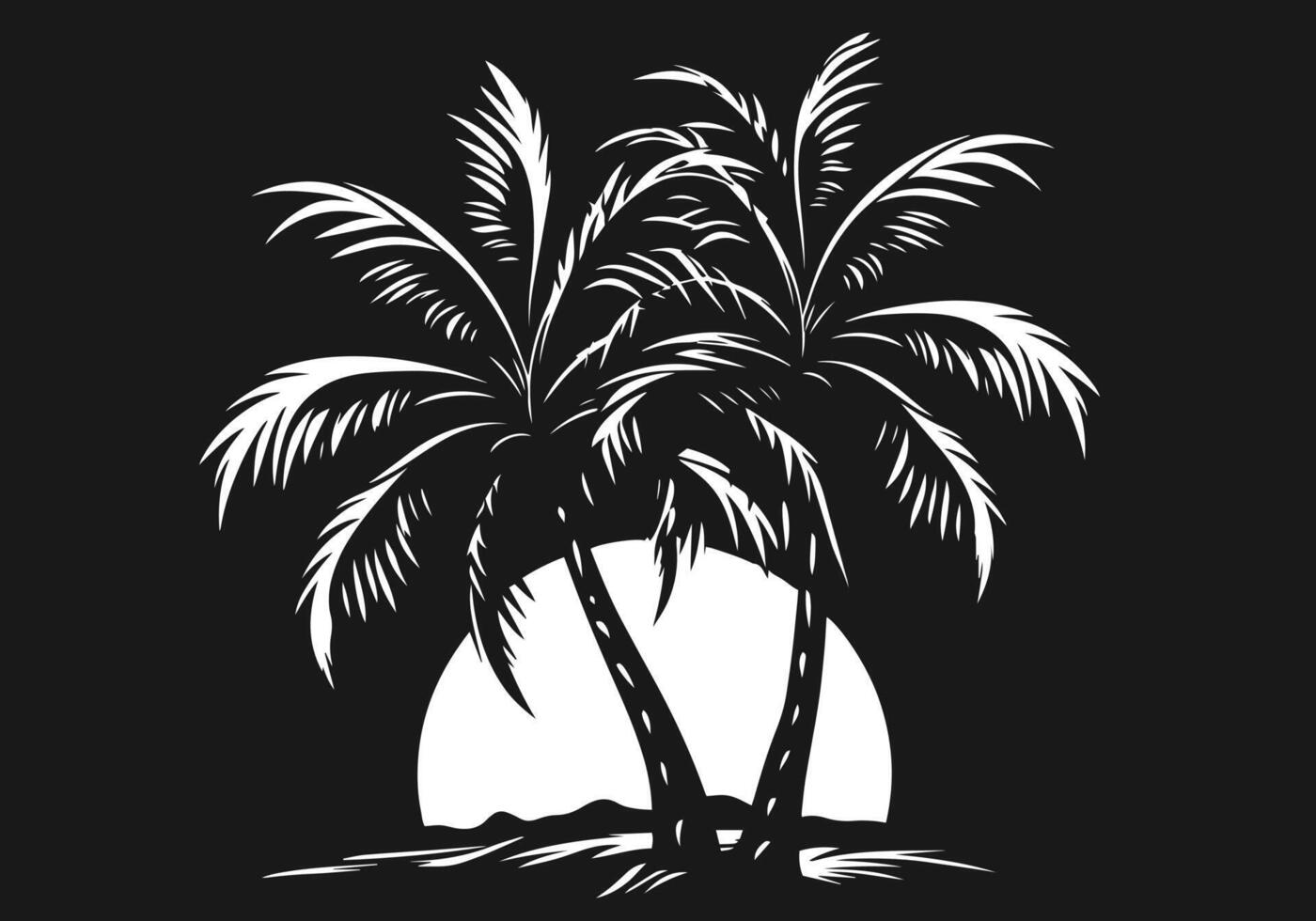 pin arbre plante logo icône silhouette vecteur