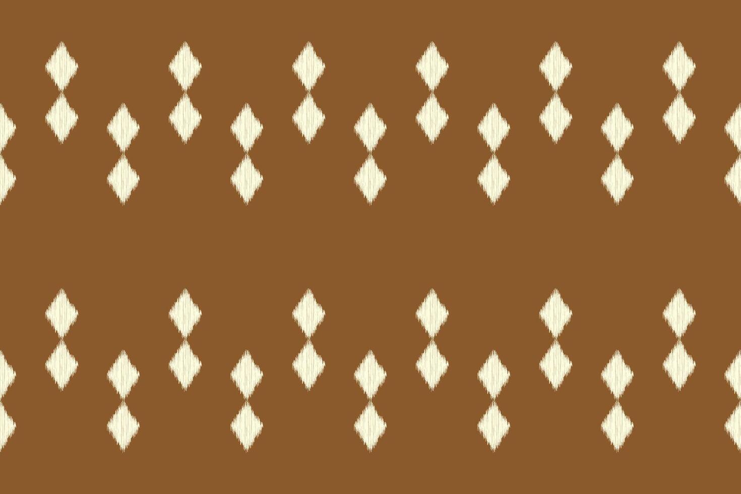 traditionnel ethnique ikat motif en tissu modèle géométrique style.africain ikat broderie ethnique Oriental modèle marron Contexte fond d'écran. abstrait, illustration.texture, cadre, décoration. vecteur