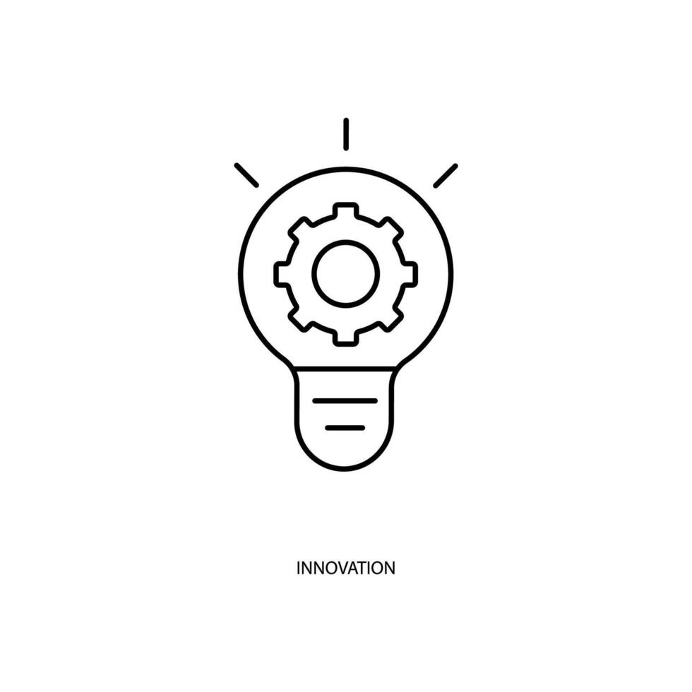 innovation concept ligne icône. Facile élément illustration. innovation concept contour symbole conception. vecteur