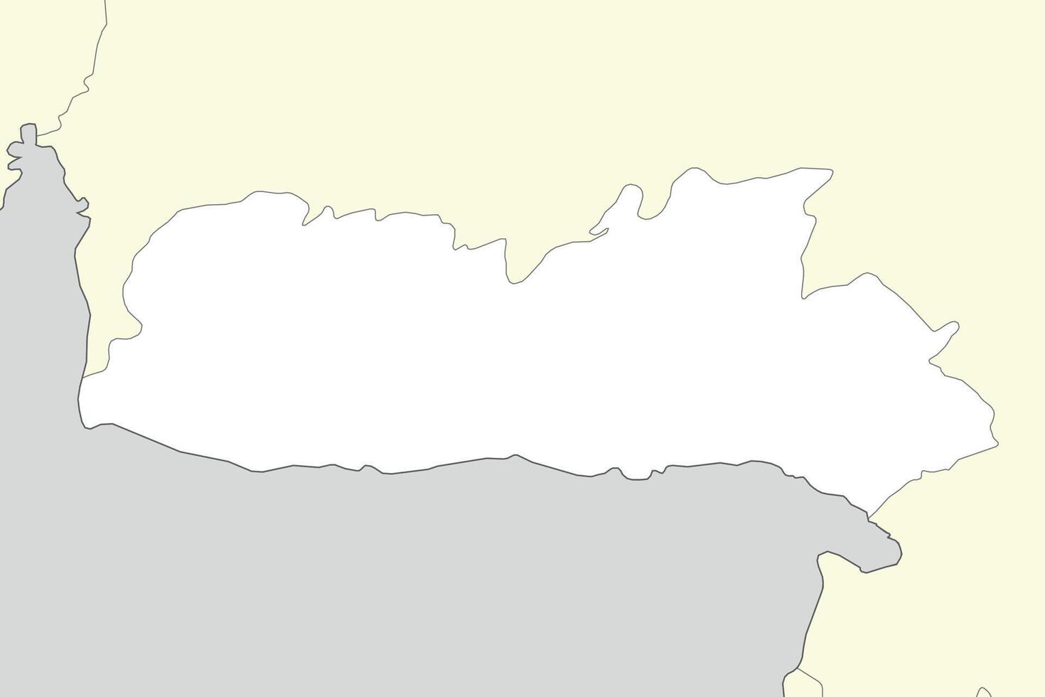 emplacement carte de meghalaya est une Etat de Inde vecteur