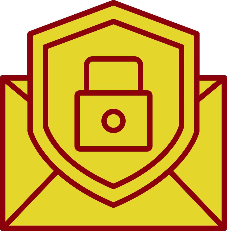 email protection ancien icône conception vecteur