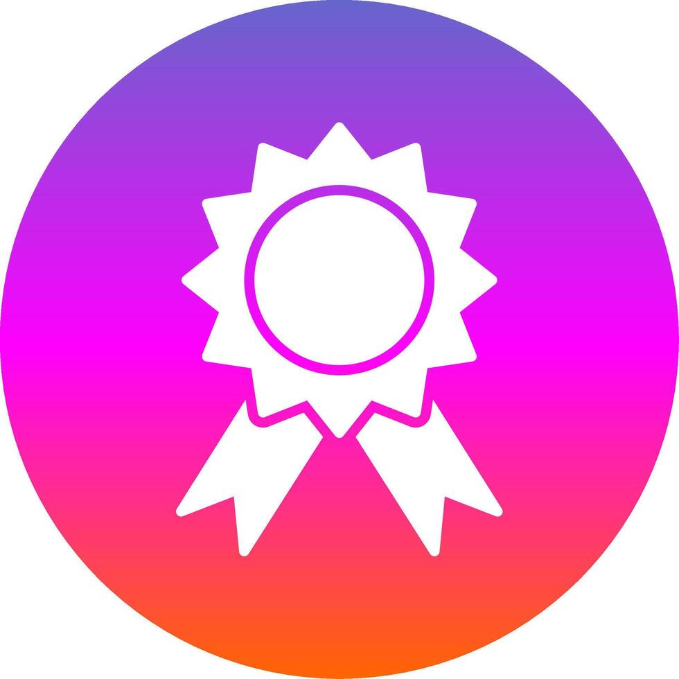 badge glyphe pente cercle icône conception vecteur