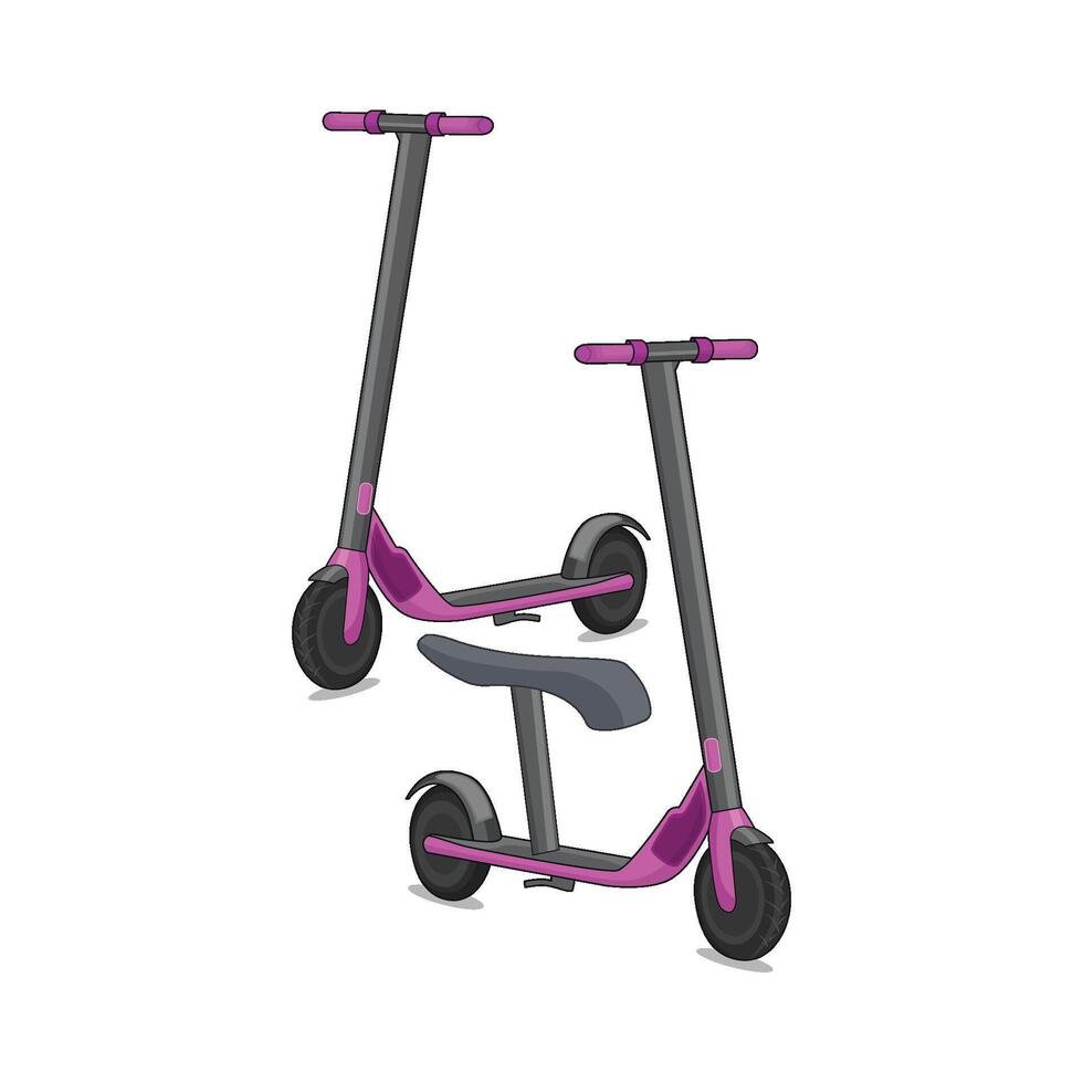 illustration de électrique scooter vecteur