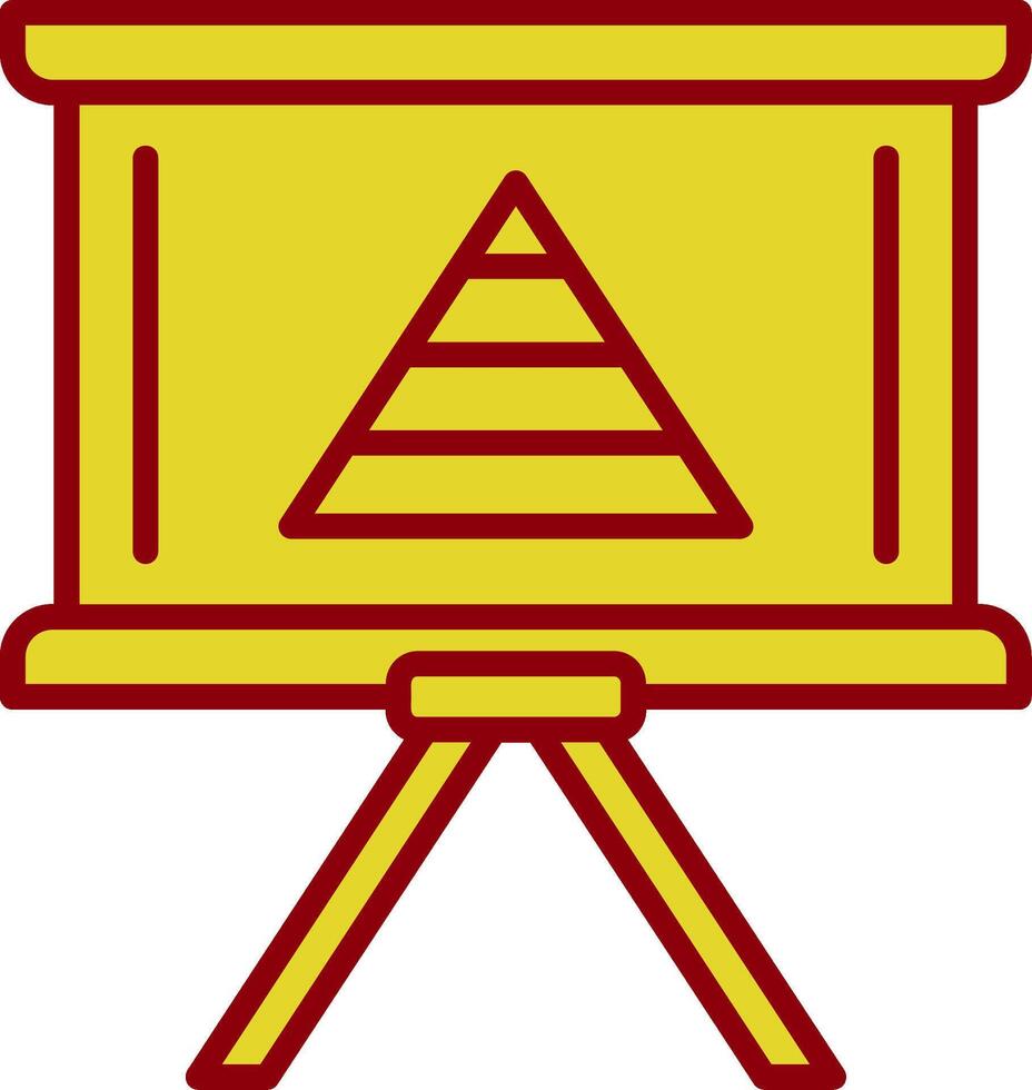 pyramide graphique ancien icône conception vecteur