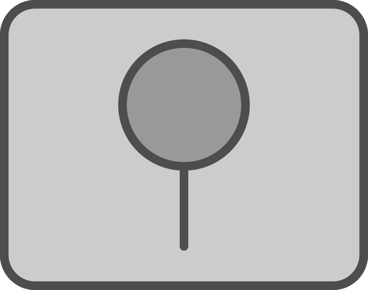 clé trou ligne rempli niveaux de gris icône conception vecteur