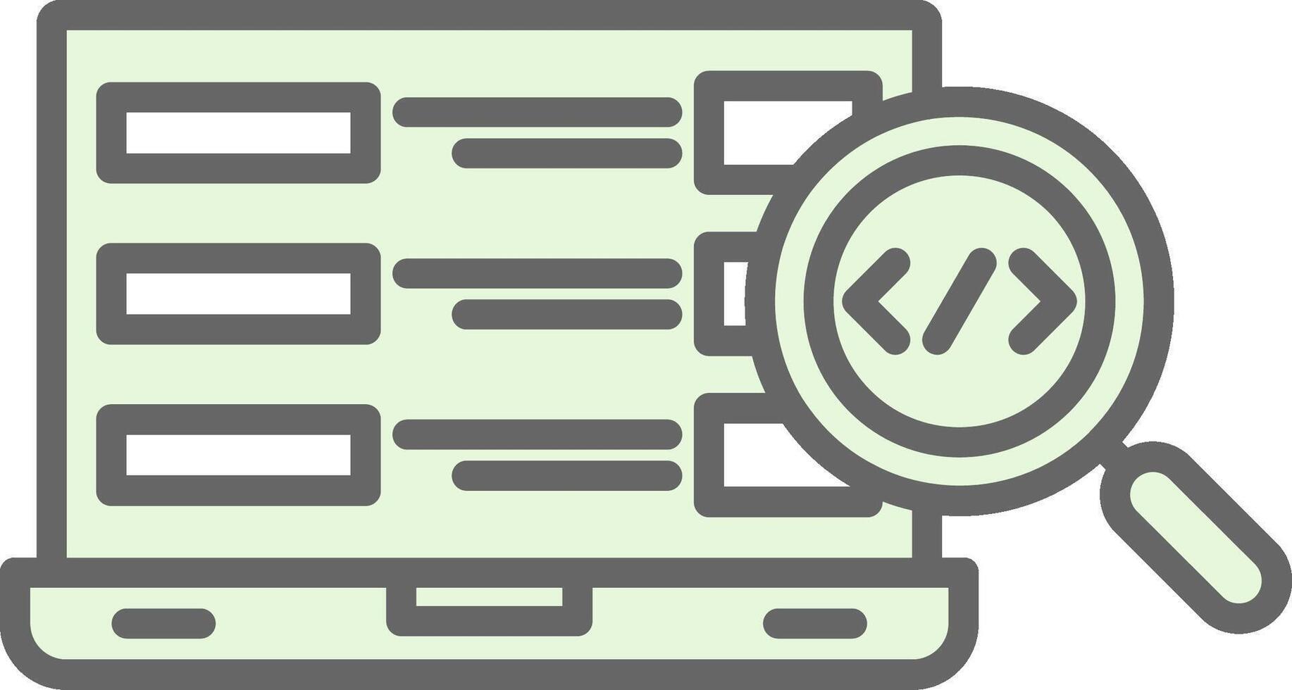 Logiciel développement fillay icône conception vecteur