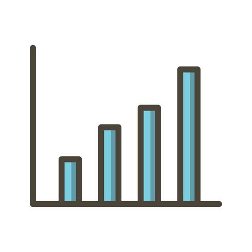 Icône de statistiques vectorielles vecteur