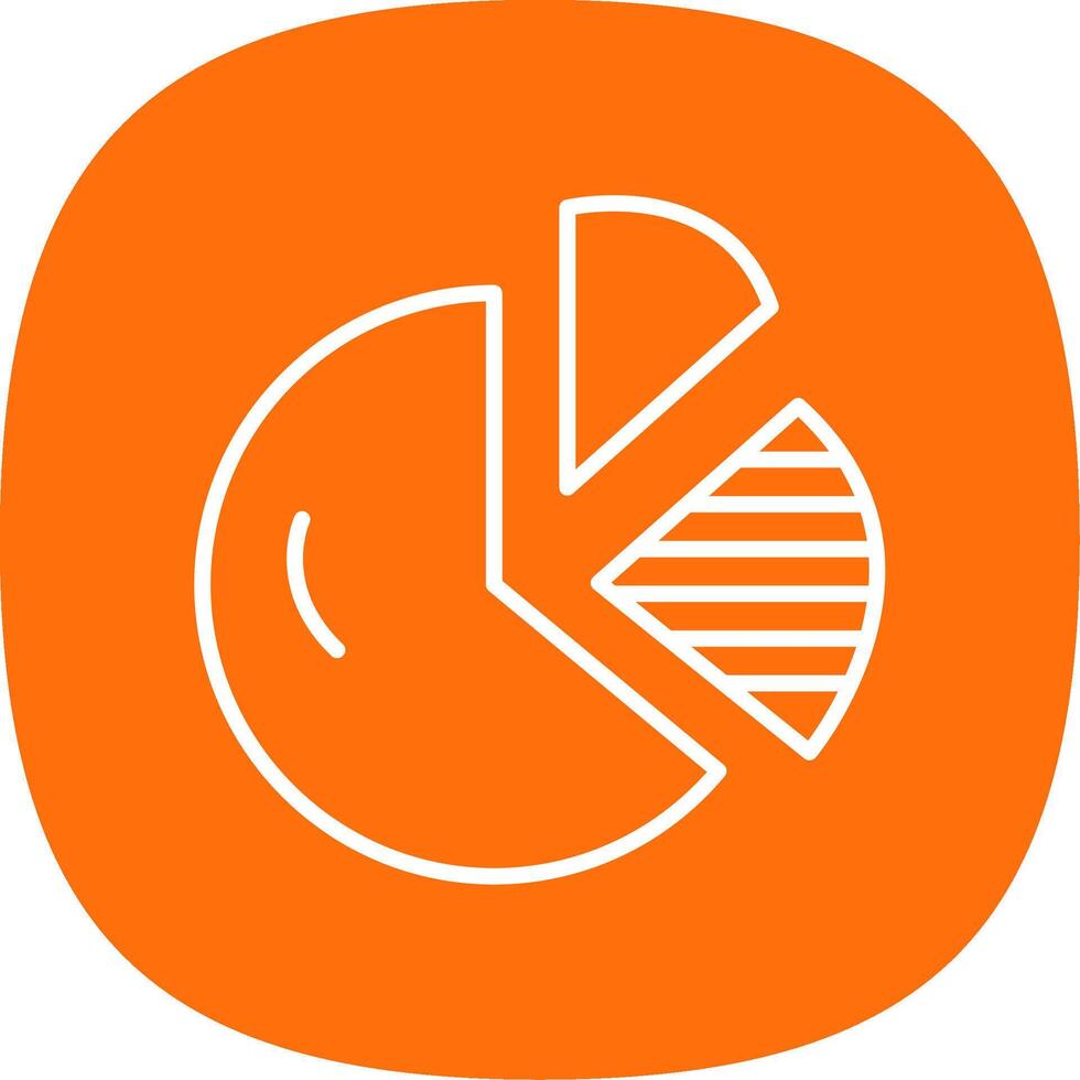 circulaire graphique ligne courbe icône conception vecteur