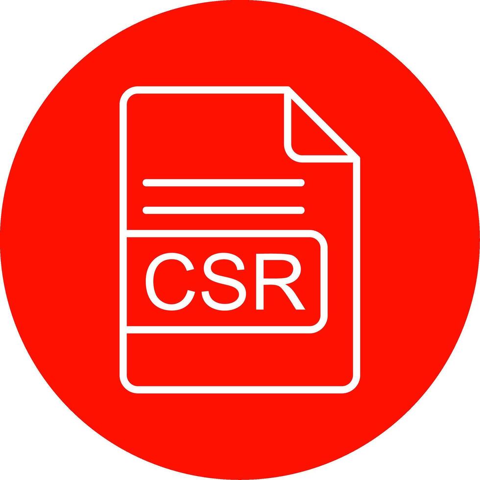csr fichier format multi Couleur cercle icône vecteur