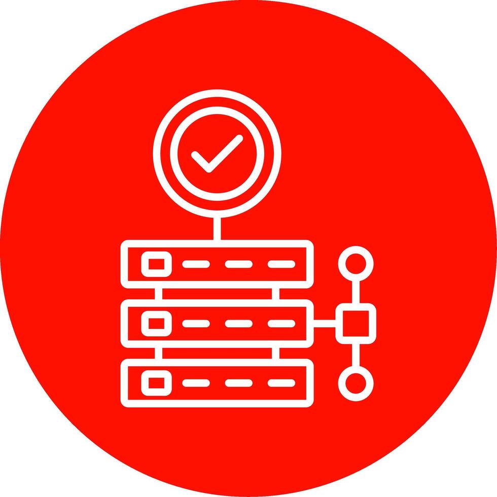 serveur multi Couleur cercle icône vecteur