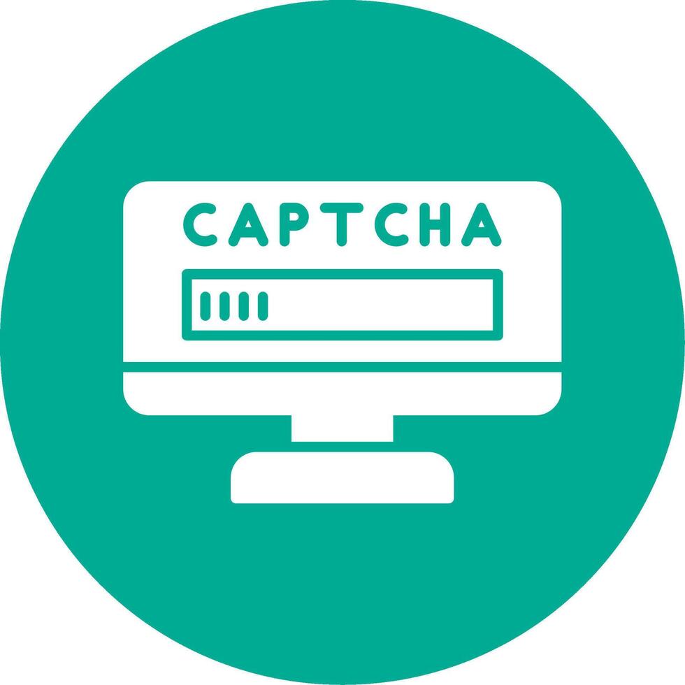 captcha multi Couleur cercle icône vecteur