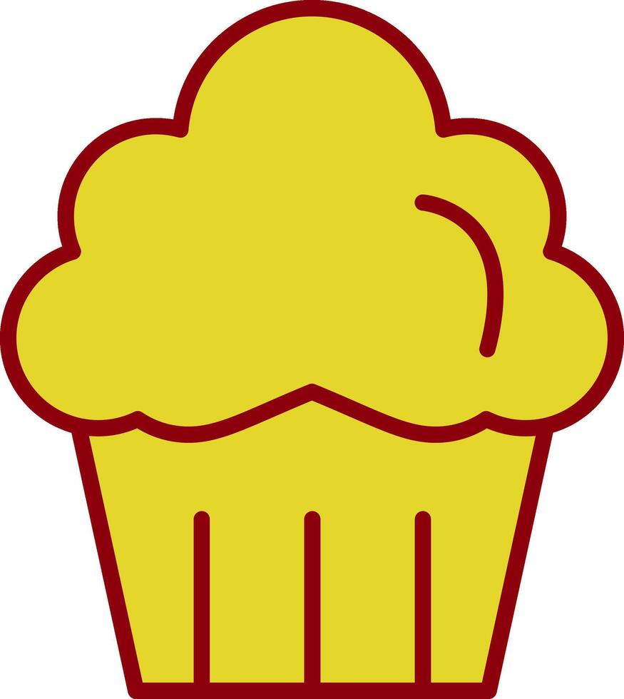muffin ancien icône conception vecteur