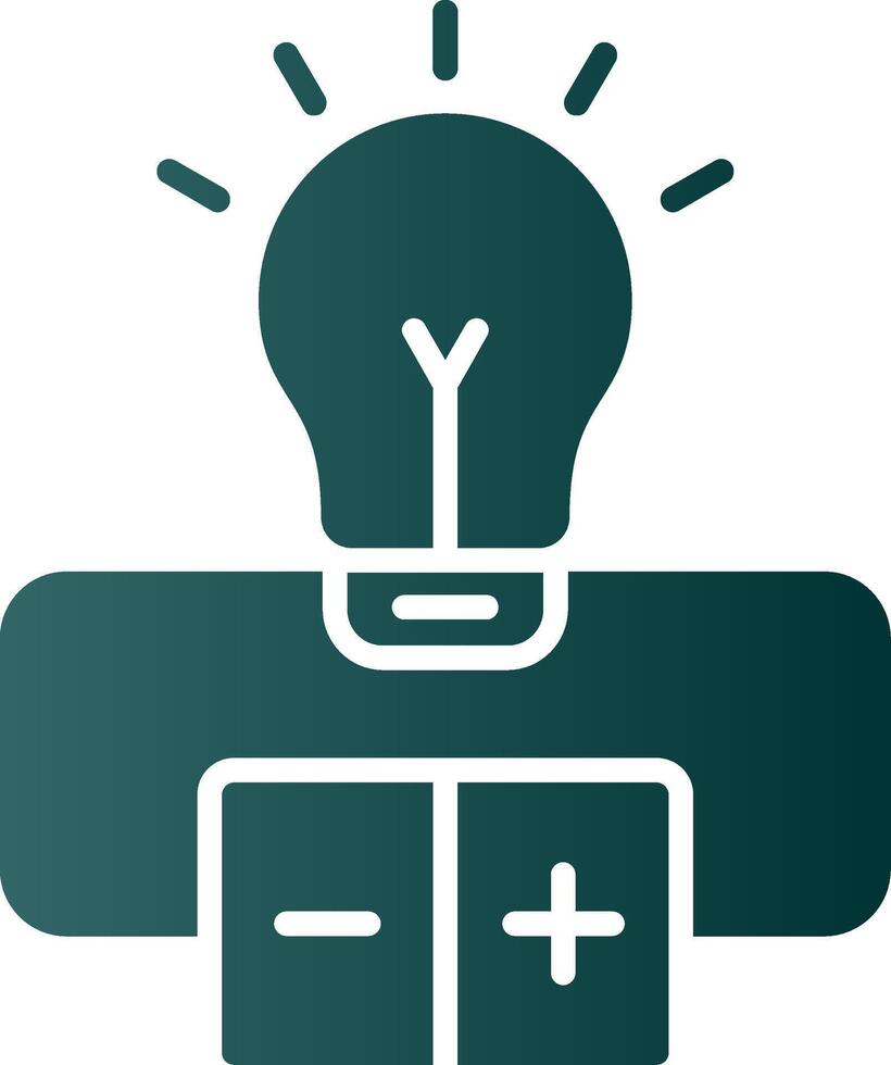 électrique circuit glyphe pente icône vecteur