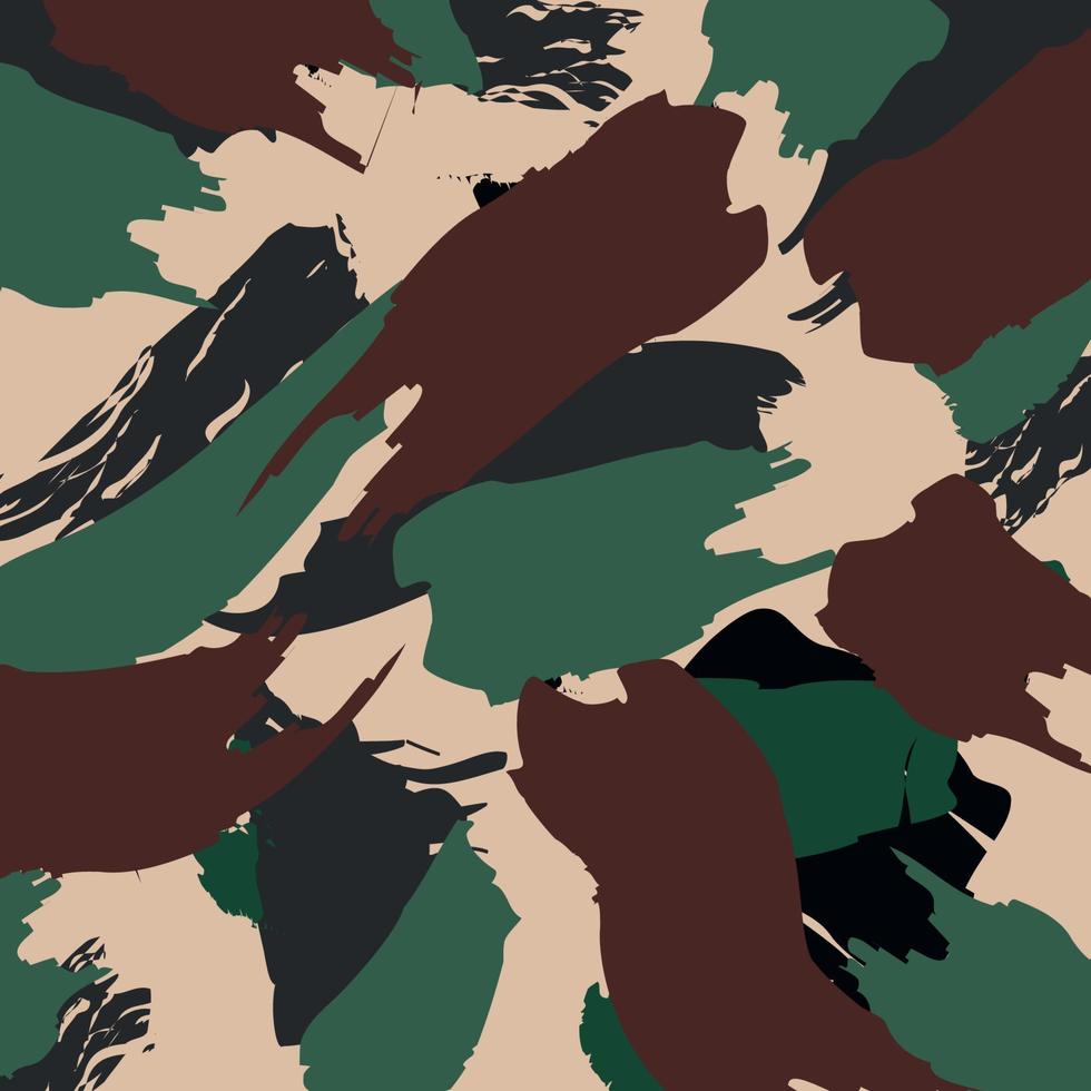 jungle abstraite forêt boisée motif de camouflage militaire fond pour vêtements imprimés vecteur
