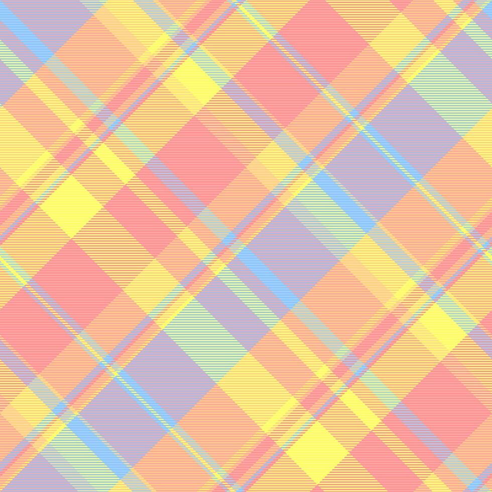 affiche tartan texture modèle, modifiable vérifier Contexte tissu. la laine sans couture textile plaid dans rouge et ambre couleurs. vecteur