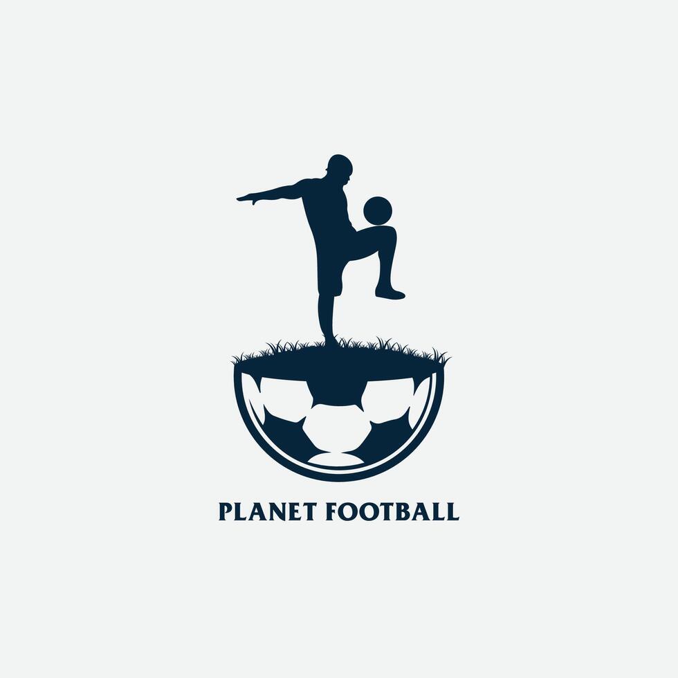 planète Football logo vecteur