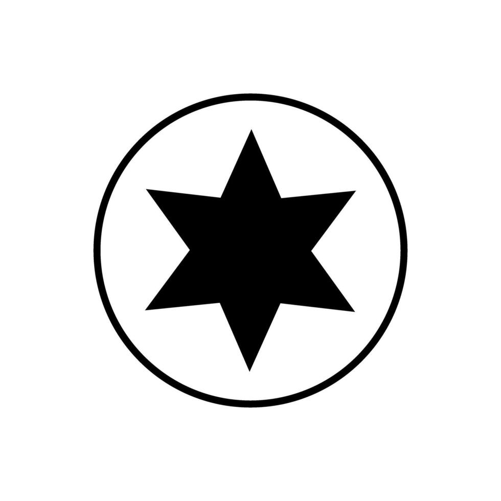 sunburst icône . étoile illustration signe. prix étiquette symbole. vecteur