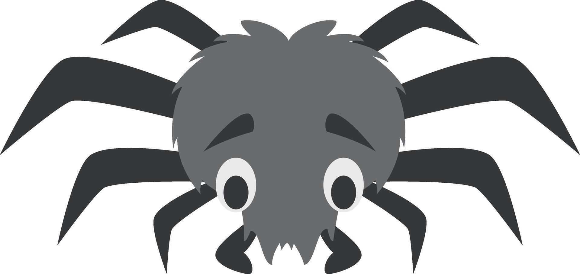 mignonne dessin animé araignée illustration vecteur