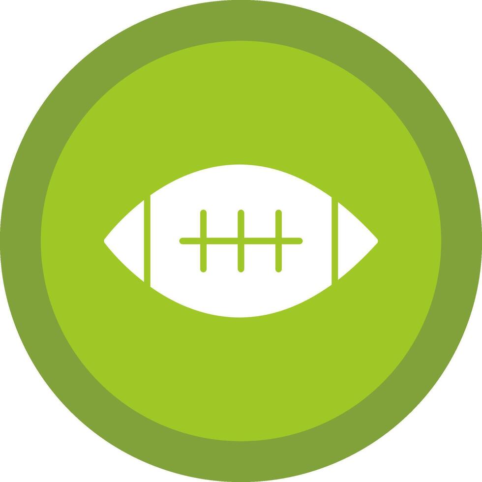 Football ligne ombre cercle icône conception vecteur