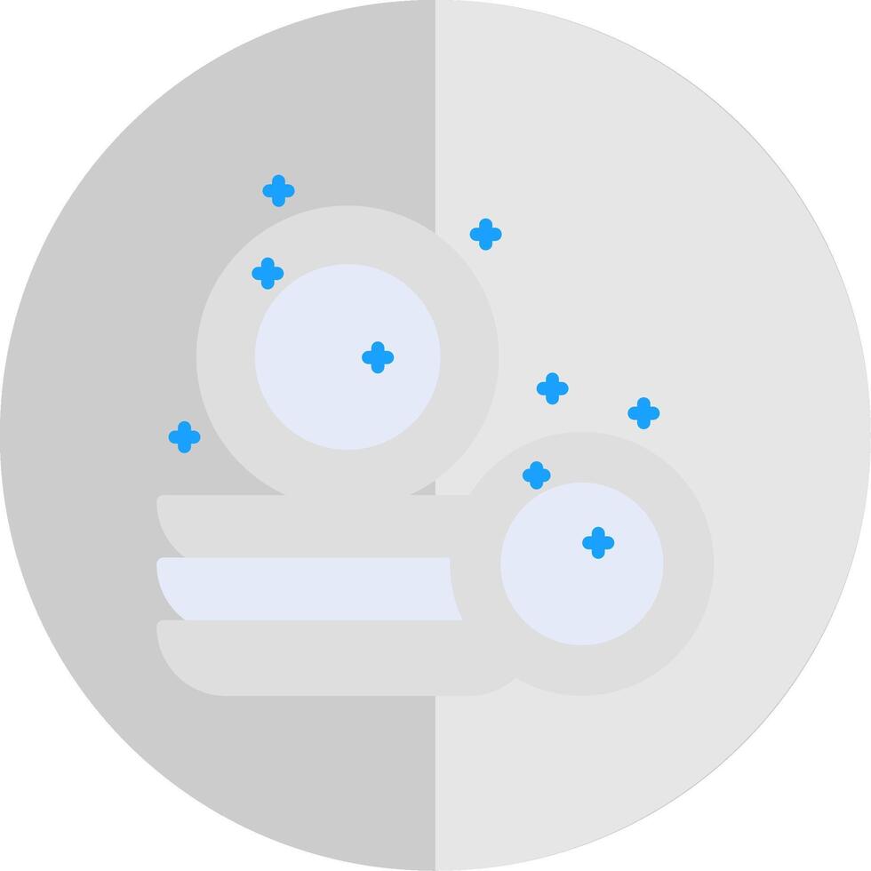 vaisselle plat échelle icône conception vecteur