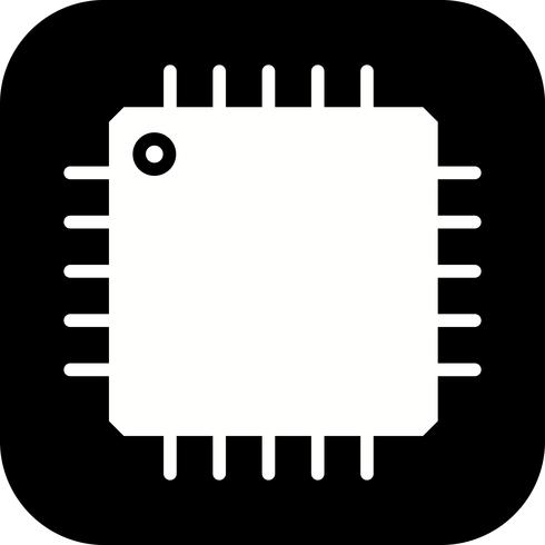 Icône de processeur de vecteur