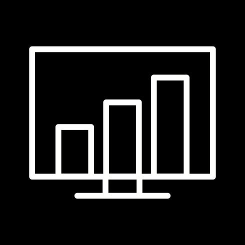 Icône de vecteur de statistiques