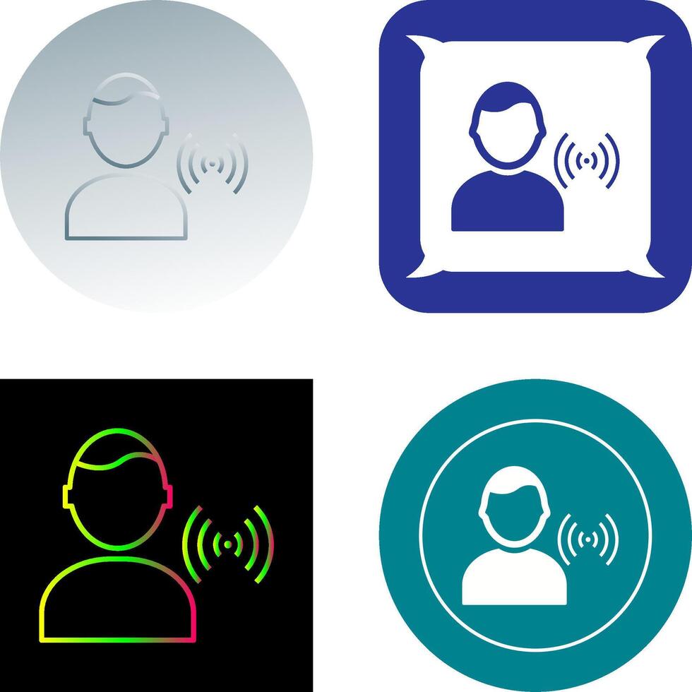 unique signal sur utilisateur icône conception vecteur