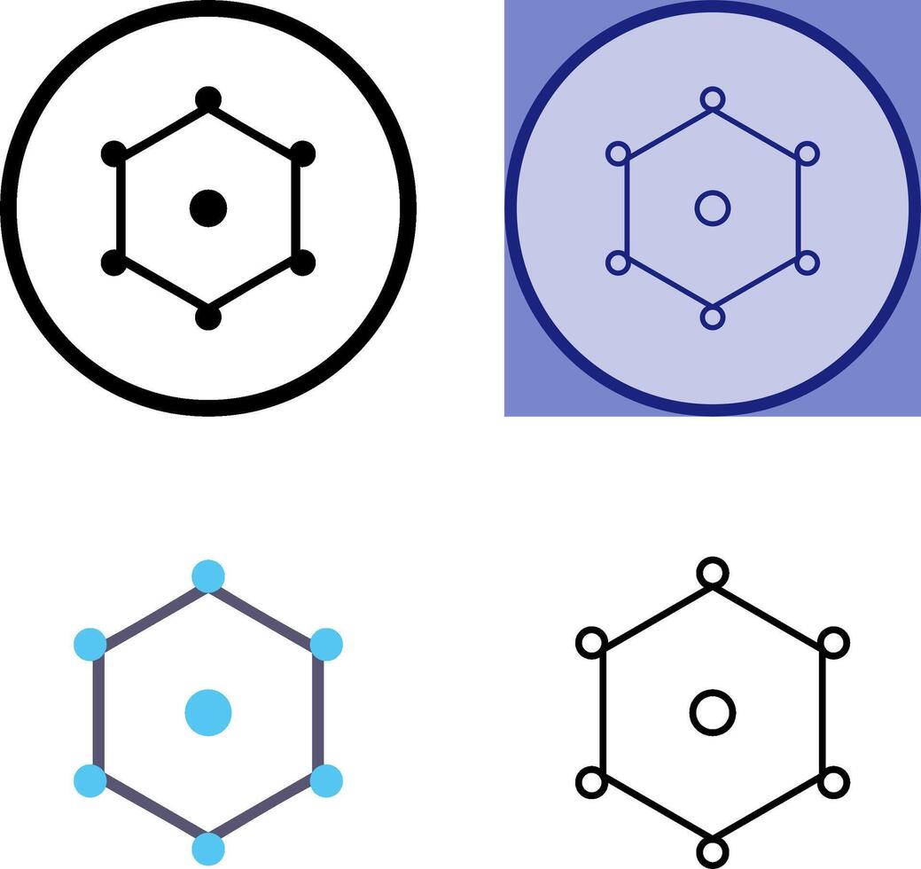 unique nœuds icône conception vecteur