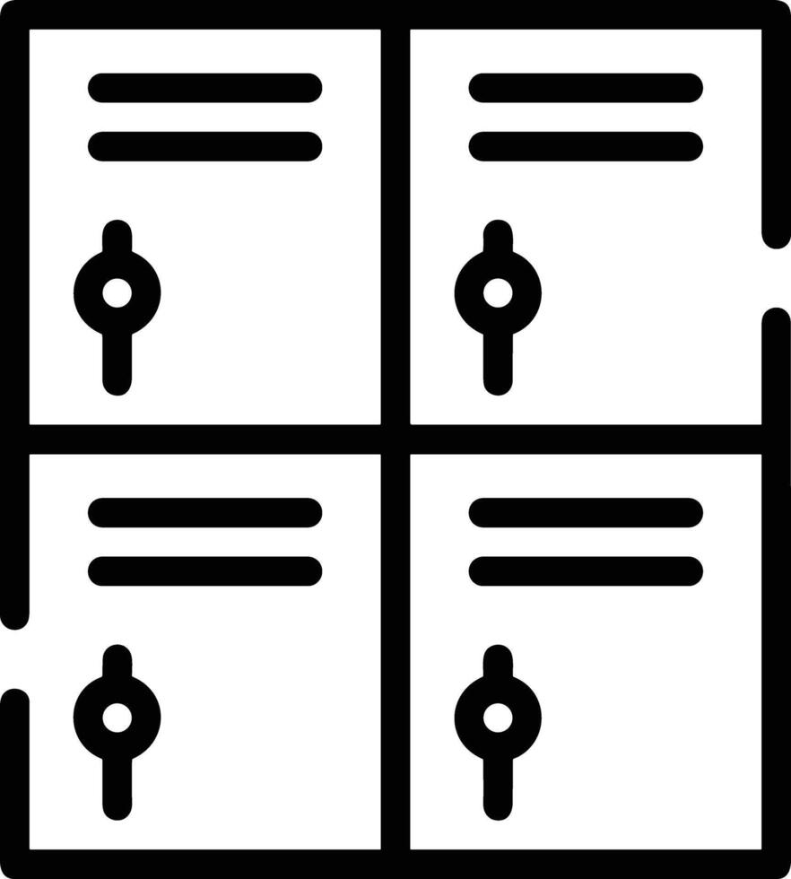 espace de rangement Les données icône symbole image vecteur