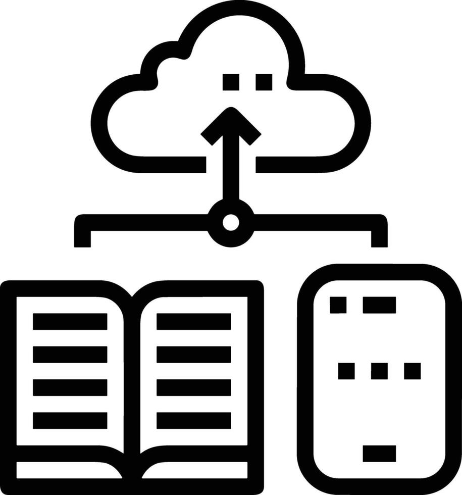 espace de rangement Les données icône symbole image vecteur