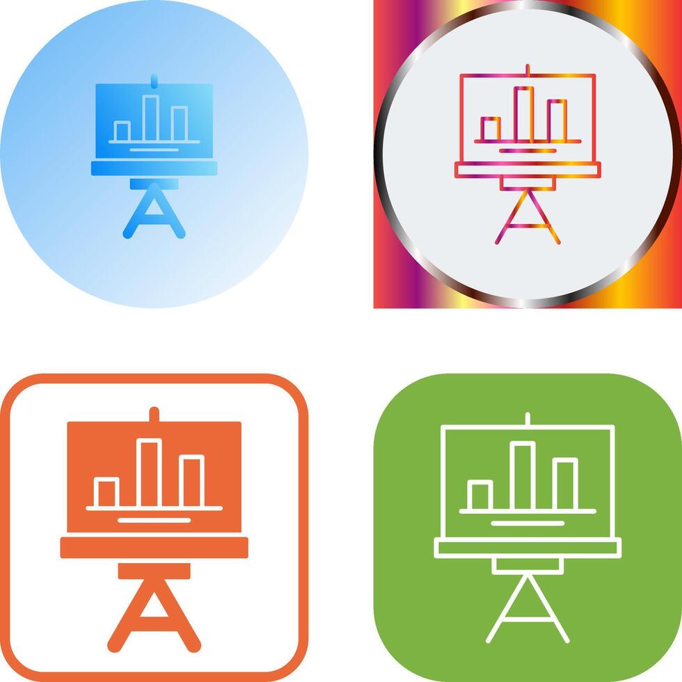 conception d'icône de statistiques vecteur