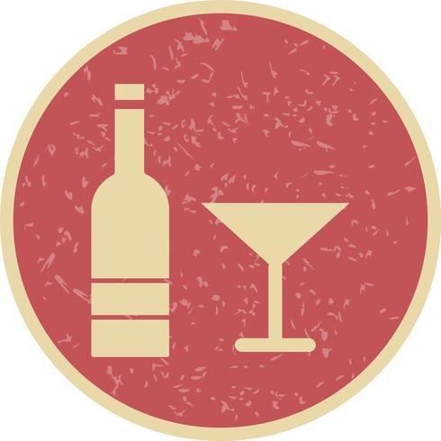 Icône de vin de vecteur
