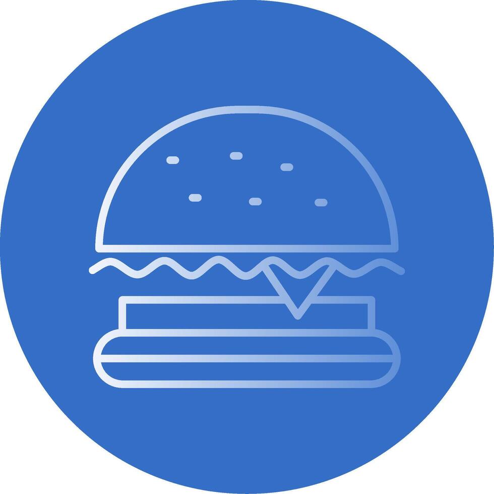 Burger vite nourriture plat bulle icône vecteur