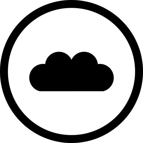 Icône de nuage de vecteur