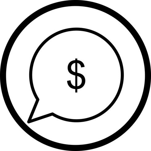 Icône Vector Send Money