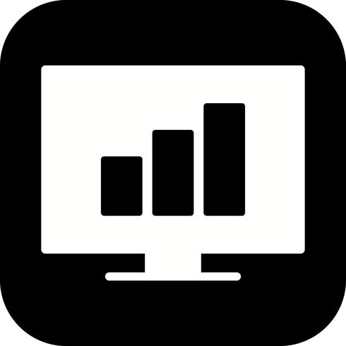 Icône de vecteur de statistiques