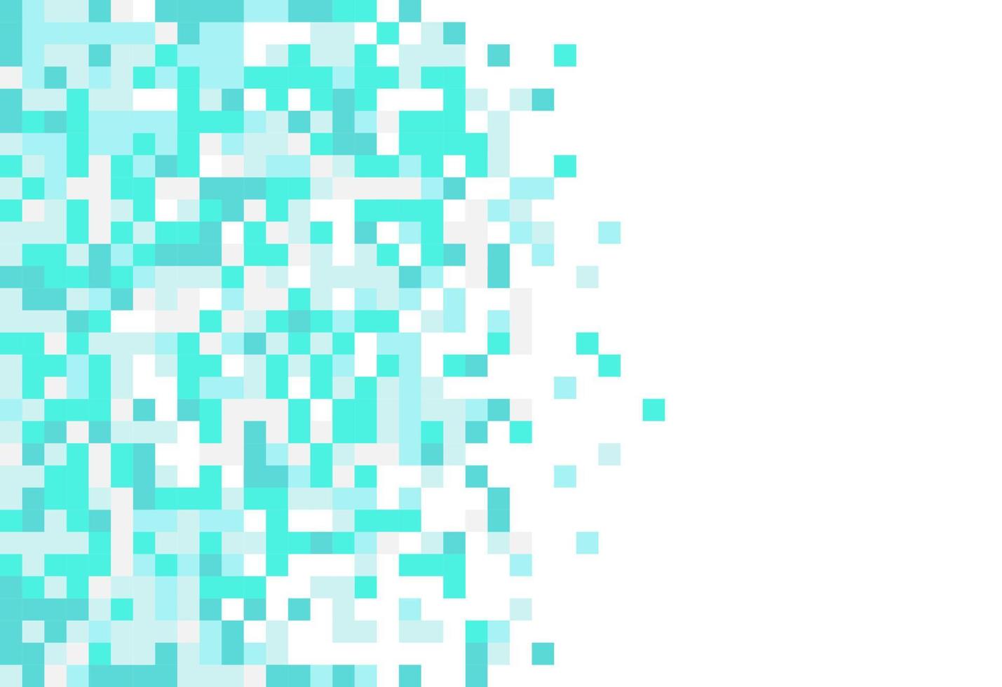 motif abstrait de pixel de mosaïque géométrique. fond blanc bleu. conception de vecteur de votre modèle de bannière d'affiche flyer graphique