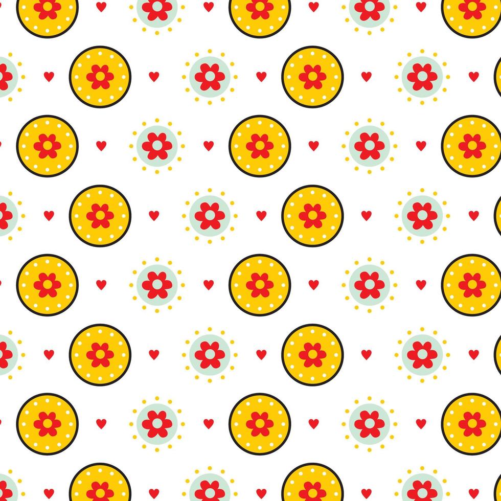 fleur motif fond papier peint illustration vectorielle modifiable vecteur