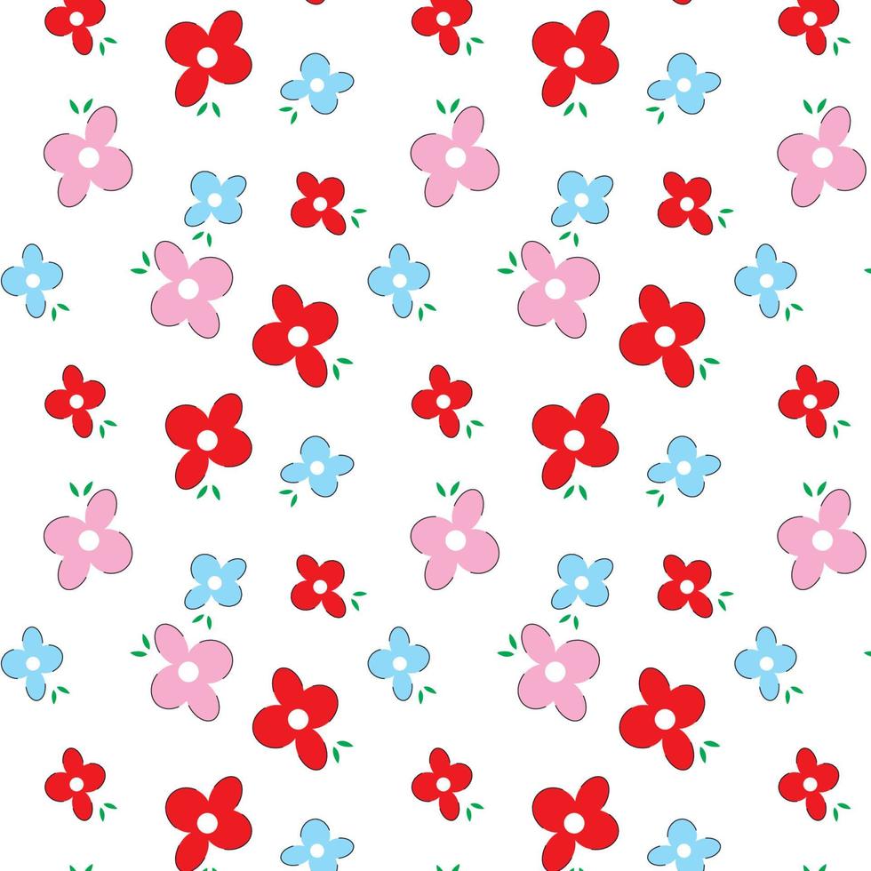 fleur motif fond papier peint illustration vectorielle modifiable vecteur