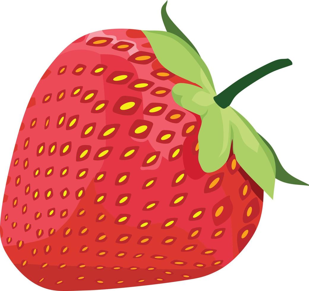 illustration vectorielle de fraise vecteur